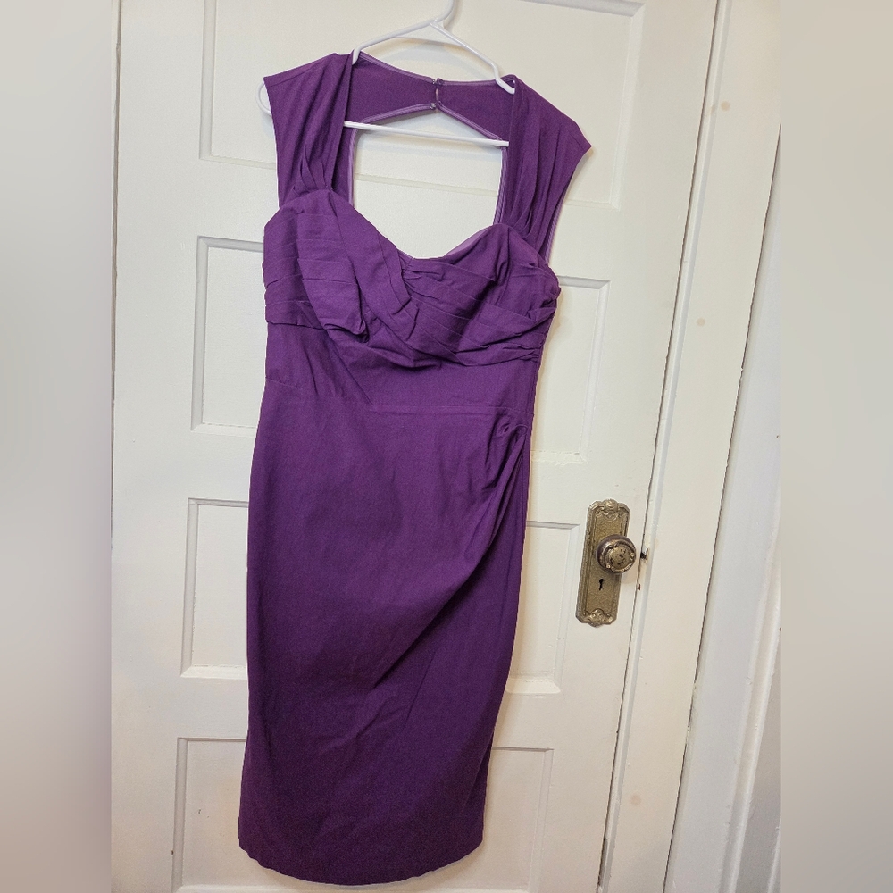 Chic Purple Women's Wedding Dress